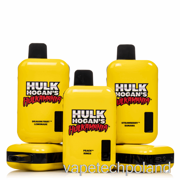 Vape Shop Warszawa Hulk Hogan Hulkamania 8000 Jednorazowe Białe żelki